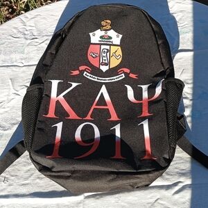 Kappa Alpha Psi Fraternity Black and Red Backpack.